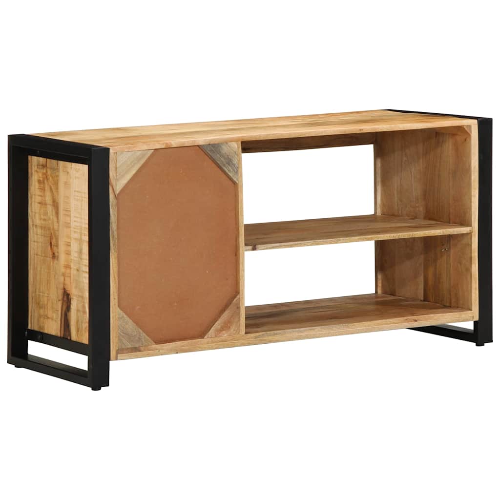 vidaXL Ławka na buty Brązowy 100 x 40 x 50 cm Lite drewno mango