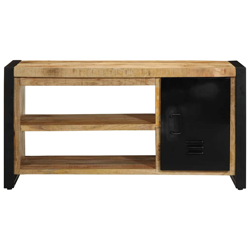 vidaXL Ławka na buty Brązowy 100 x 40 x 50 cm Lite drewno mango