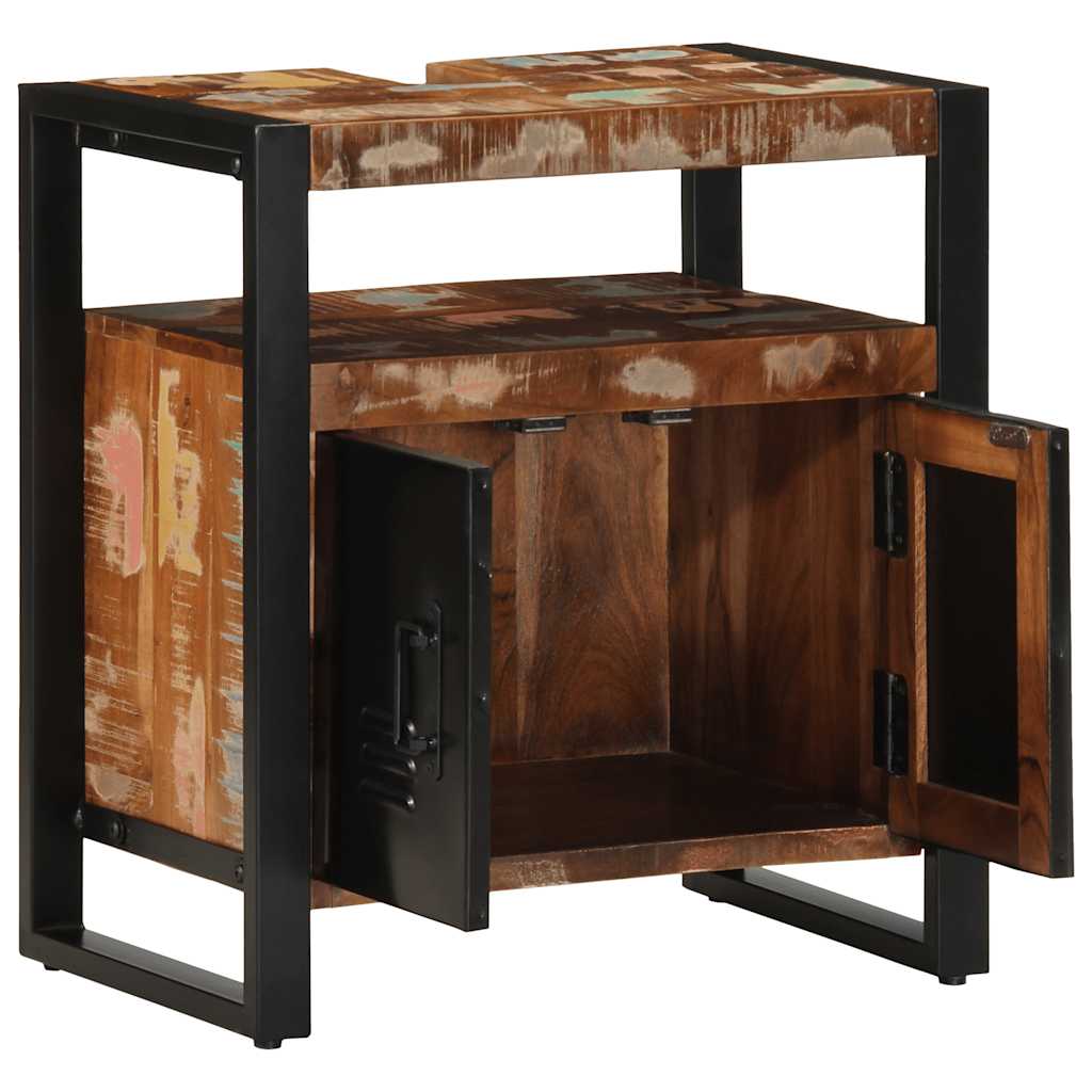 vidaXL Szafka pod umywalkę łazienkową 55x35x60cm lite drewno odzyskane