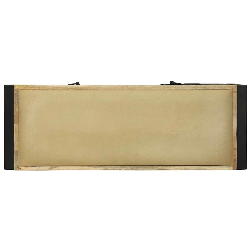 vidaXL Ławka szafkowa Brązowy 100 x 35 x 50 cm Lite drewno mango