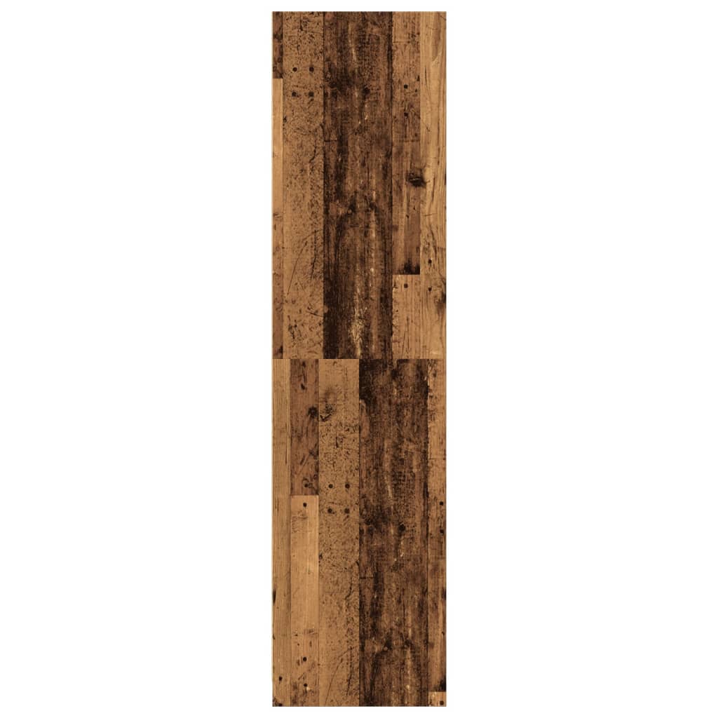 vidaXL Szafa, stare drewno, 30x50x200 cm, materiał drewnopochodny