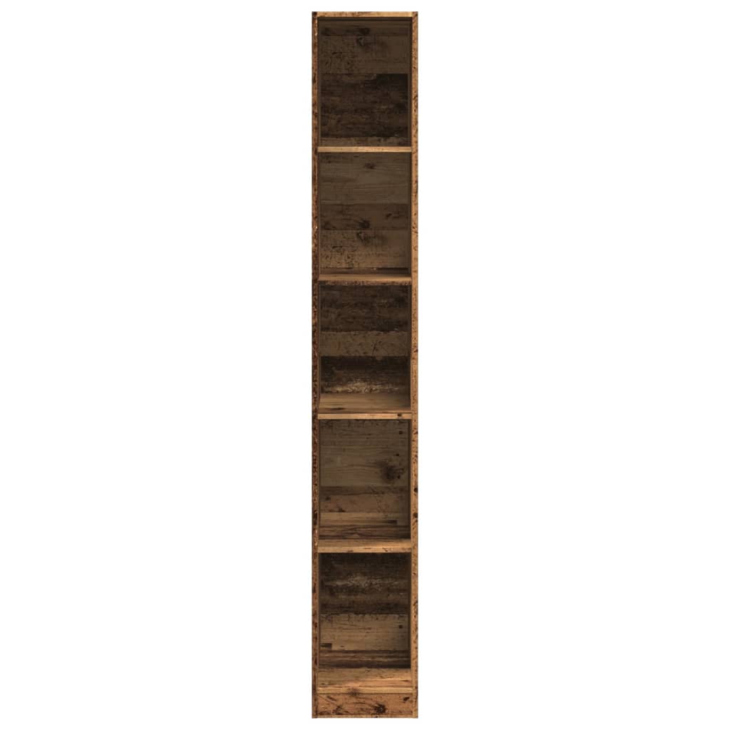 vidaXL Szafa, stare drewno, 30x50x200 cm, materiał drewnopochodny