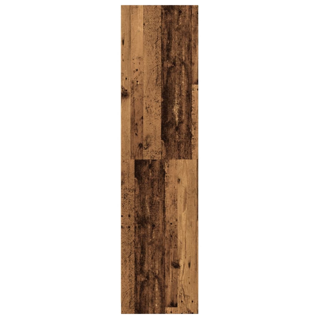 vidaXL Szafa, stare drewno, 30x50x200 cm, materiał drewnopochodny