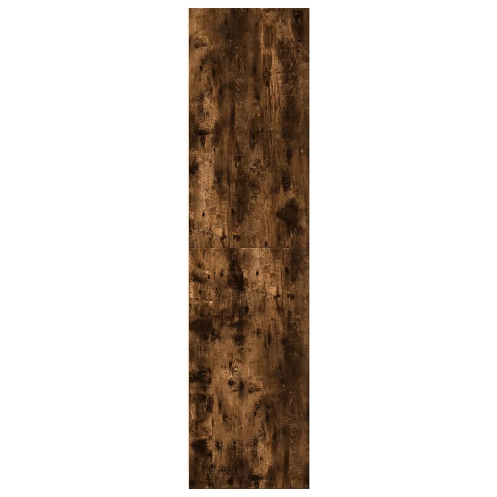 vidaXL Szafa, przydymiony dąb, 50x50x200 cm, materiał drewnopochodny