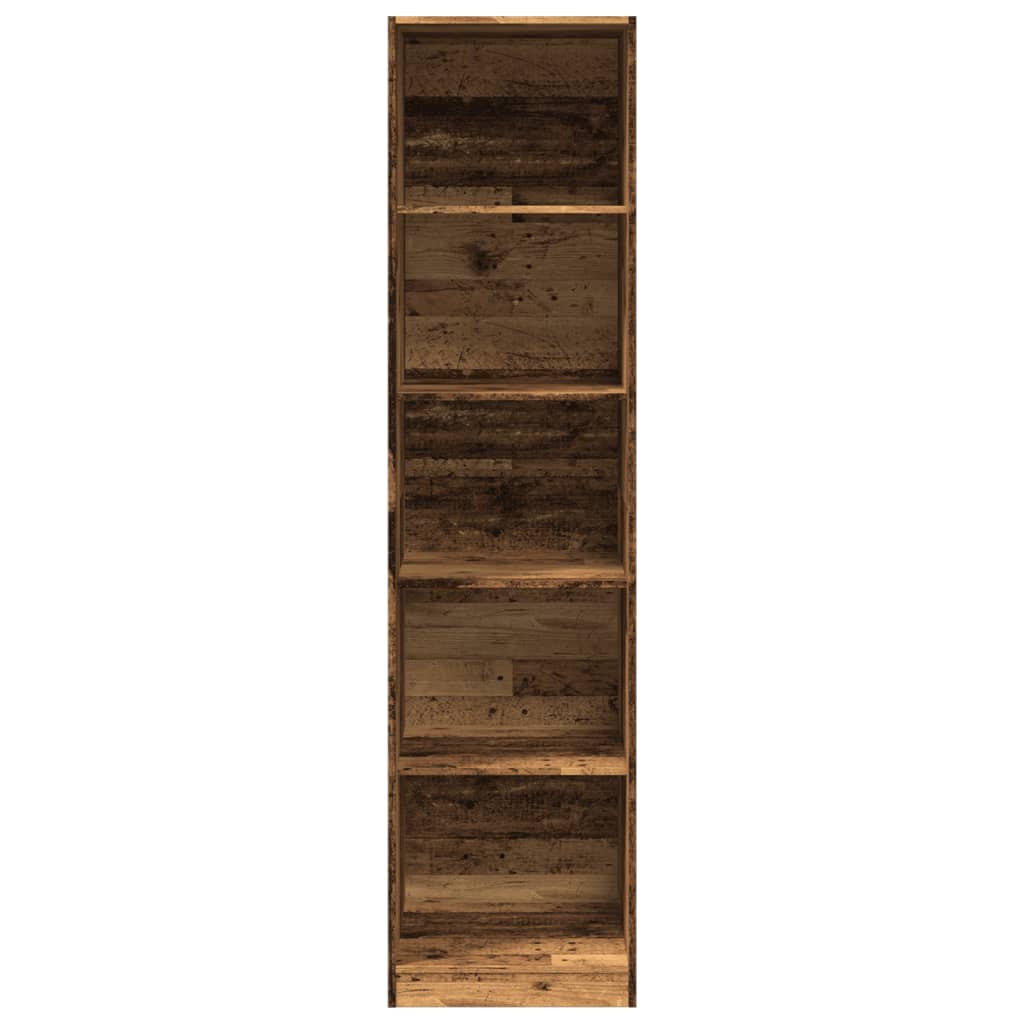 vidaXL Szafa, stare drewno, 50x50x200 cm, materiał drewnopochodny