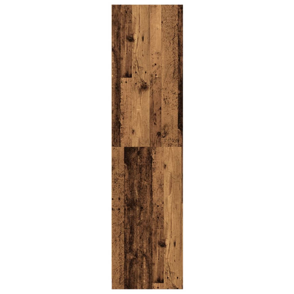 vidaXL Szafa, stare drewno, 50x50x200 cm, materiał drewnopochodny