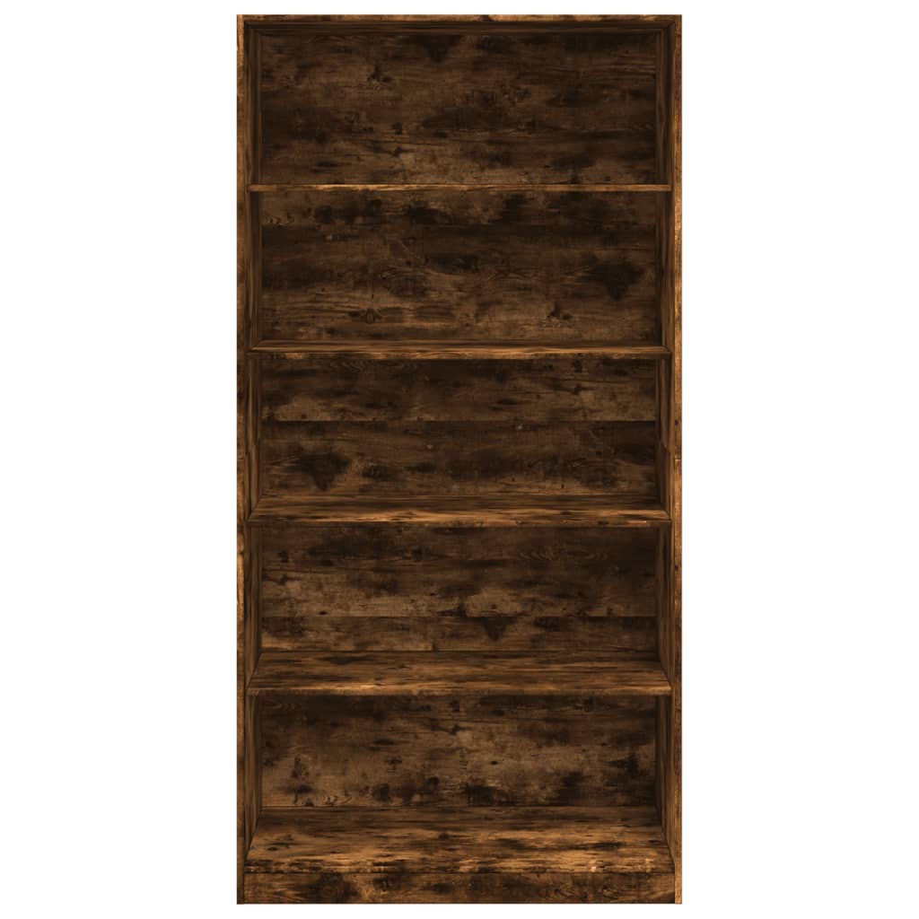 vidaXL Szafa, przydymiony dąb, 100x50x200 cm, materiał drewnopochodny