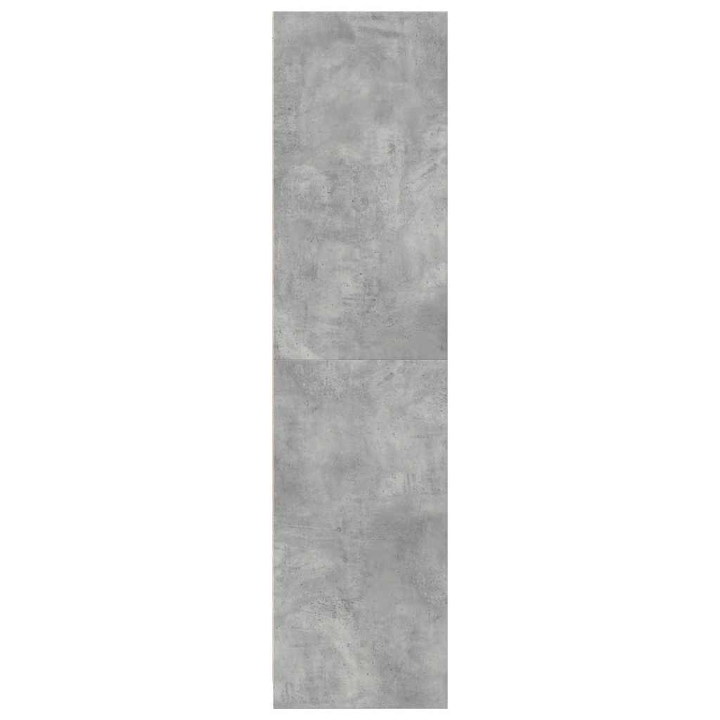 vidaXL Szafa, szarość betonu, 80x50x200 cm