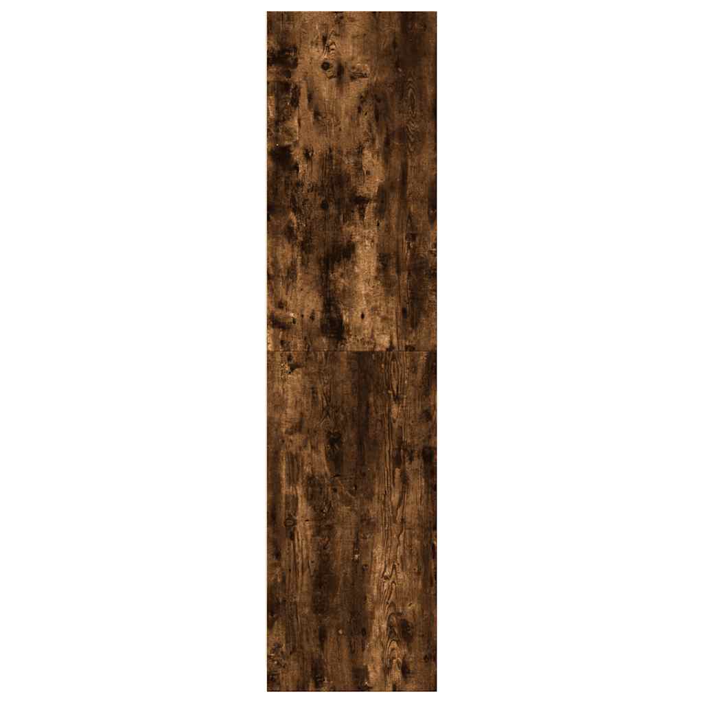 vidaXL Szafa, przydymiony dąb, 80x50x200 cm, materiał drewnopochodny