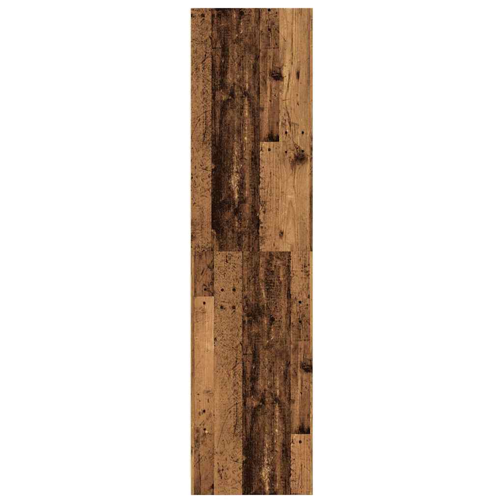vidaXL Szafa, stare drewno, 80x50x200 cm, materiał drewnopochodny
