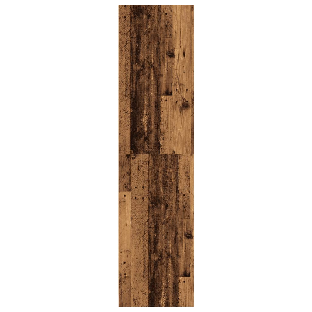 vidaXL Szafa, stare drewno, 100x50x200 cm, materiał drewnopochodny