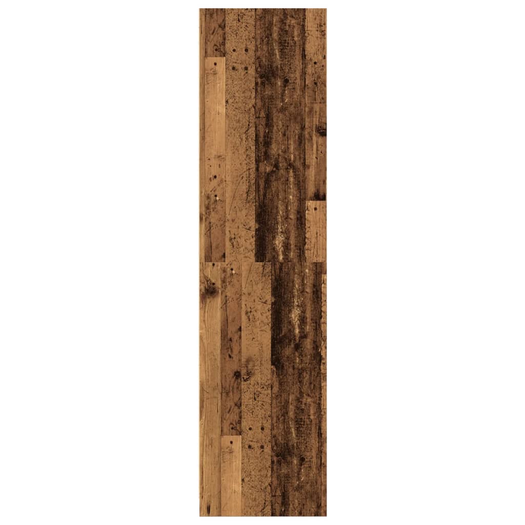 vidaXL Szafa, stare drewno, 50x50x200 cm, materiał drewnopochodny