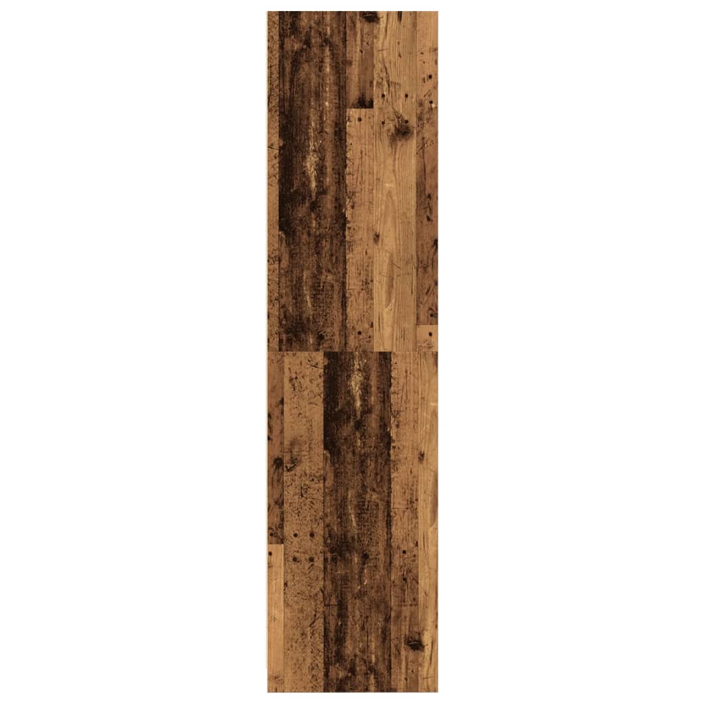 vidaXL Szafa, stare drewno, 100x50x200 cm, materiał drewnopochodny