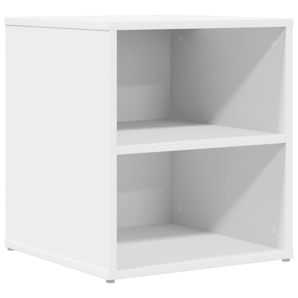 vidaXL Szafka narożna, biała, 160x40x45 cm, materiał drewnopochodny