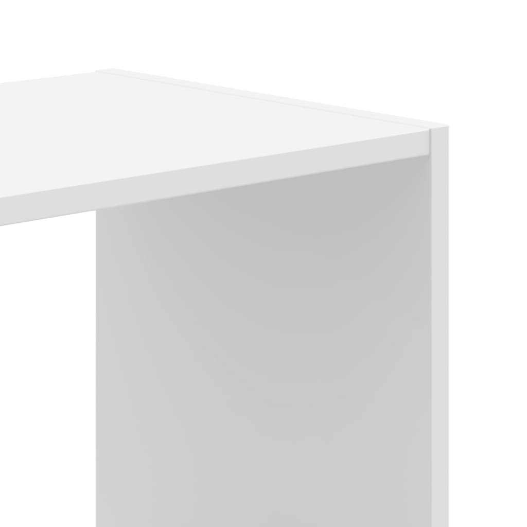 vidaXL Regał, biały, 102x32x108 cm, materiał drewnopochodny