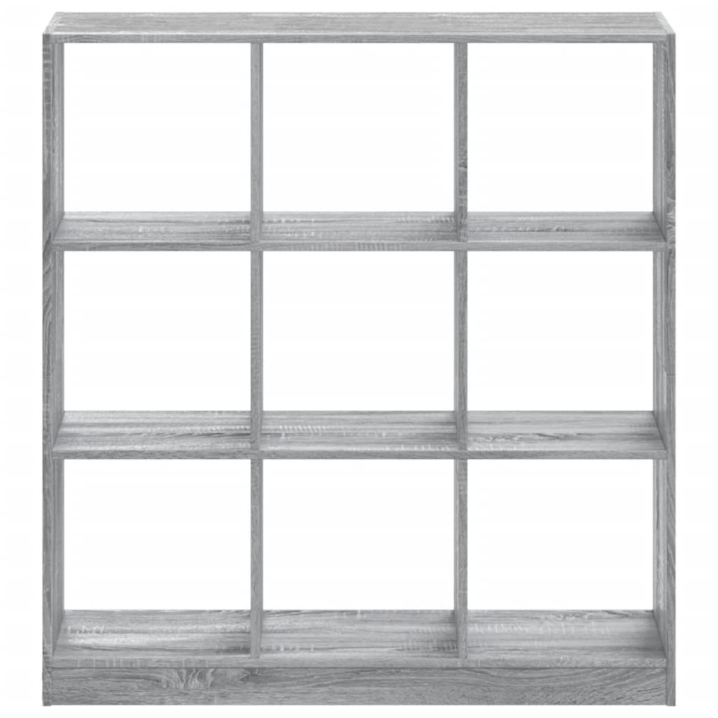 vidaXL Regał, szary dąb sonoma, 102x32x108 cm, materiał drewnopochodny