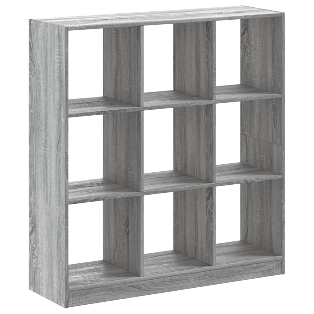 vidaXL Regał, szary dąb sonoma, 102x32x108 cm, materiał drewnopochodny