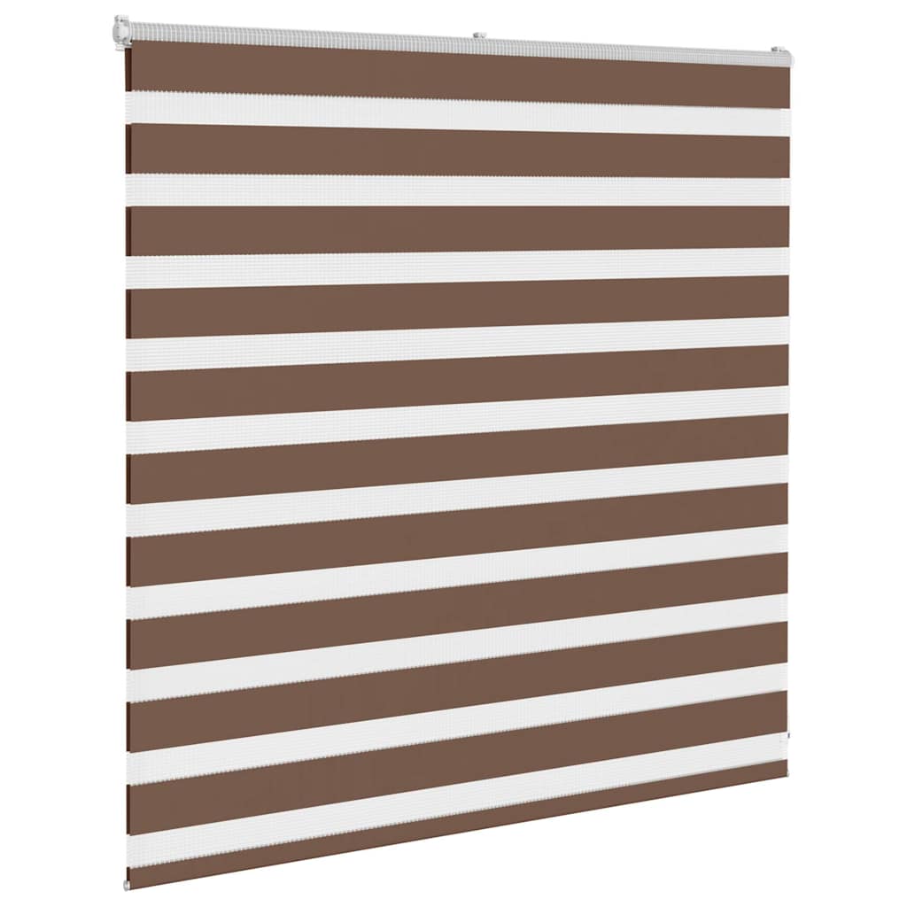 vidaXL Roleta zebra, brzozowa, szerokość tkaniny 135,9cm, poliester