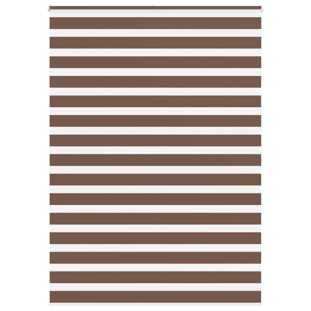 vidaXL Roleta zebra, brzozowa, szerokość tkaniny 160,9 cm, poliester