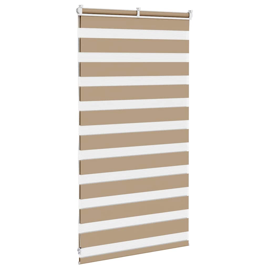 vidaXL Roleta zebra, 85x100 cm, szerokość tkaniny 80,9 cm, poliester