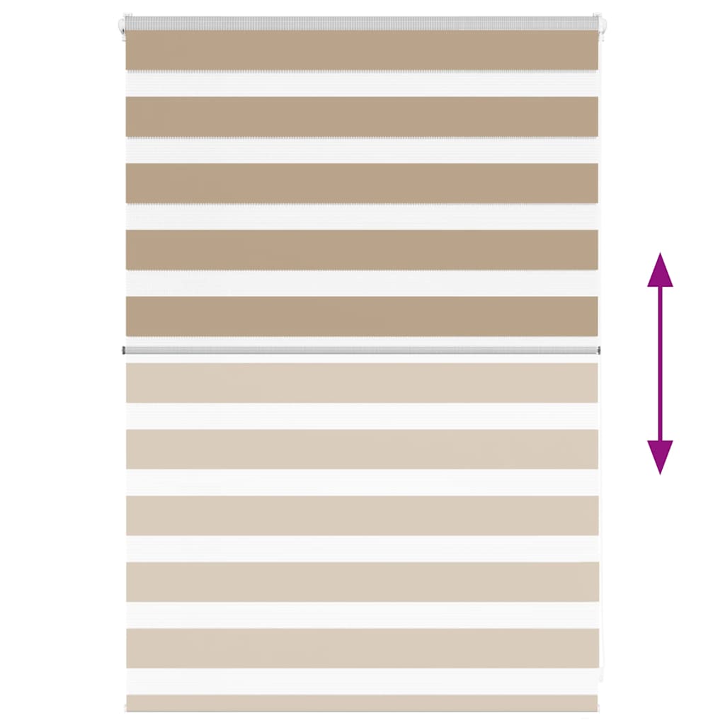 vidaXL Roleta zebra, 110x100 cm, szerokość tkaniny 105,9 cm, poliester