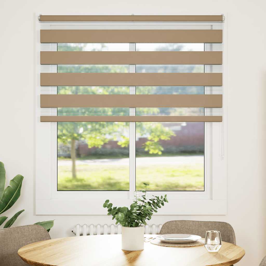 vidaXL Roleta zebra, 120x100 cm, szerokość tkaniny 115,9 cm, poliester