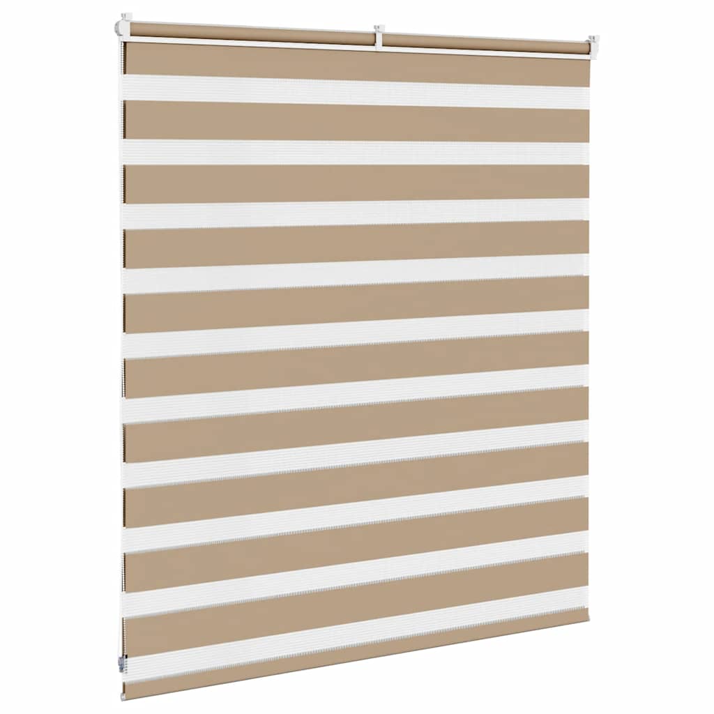vidaXL Roleta zebra, 125x100 cm, szerokość tkaniny 120,9 cm, poliester