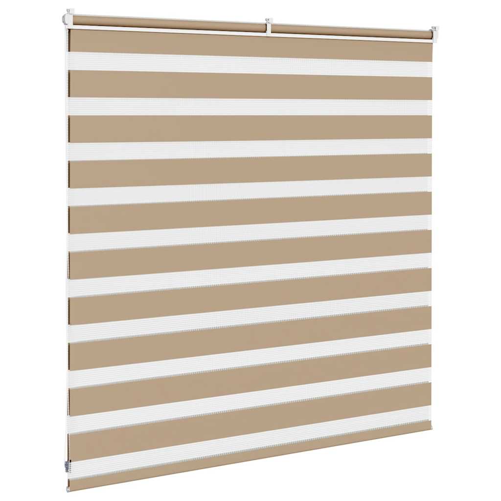 vidaXL Roleta zebra, 140x100 cm, szerokość tkaniny 135,9 cm, poliester
