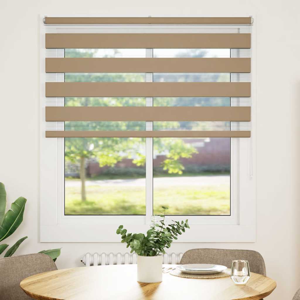 vidaXL Roleta zebra, 120x150 cm, szerokość tkaniny 115,9 cm, poliester