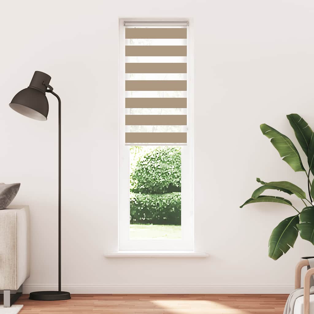 vidaXL Roleta zebra, 60x200 cm, szerokość tkaniny 55,9 cm, poliester