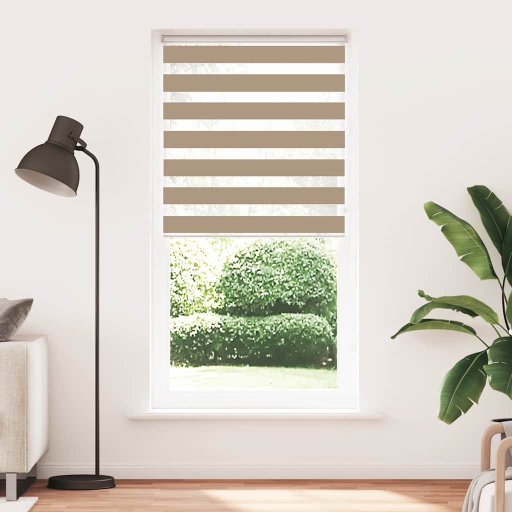 vidaXL Roleta zebra, 100x200 cm, szerokość tkaniny 95,9 cm, poliester