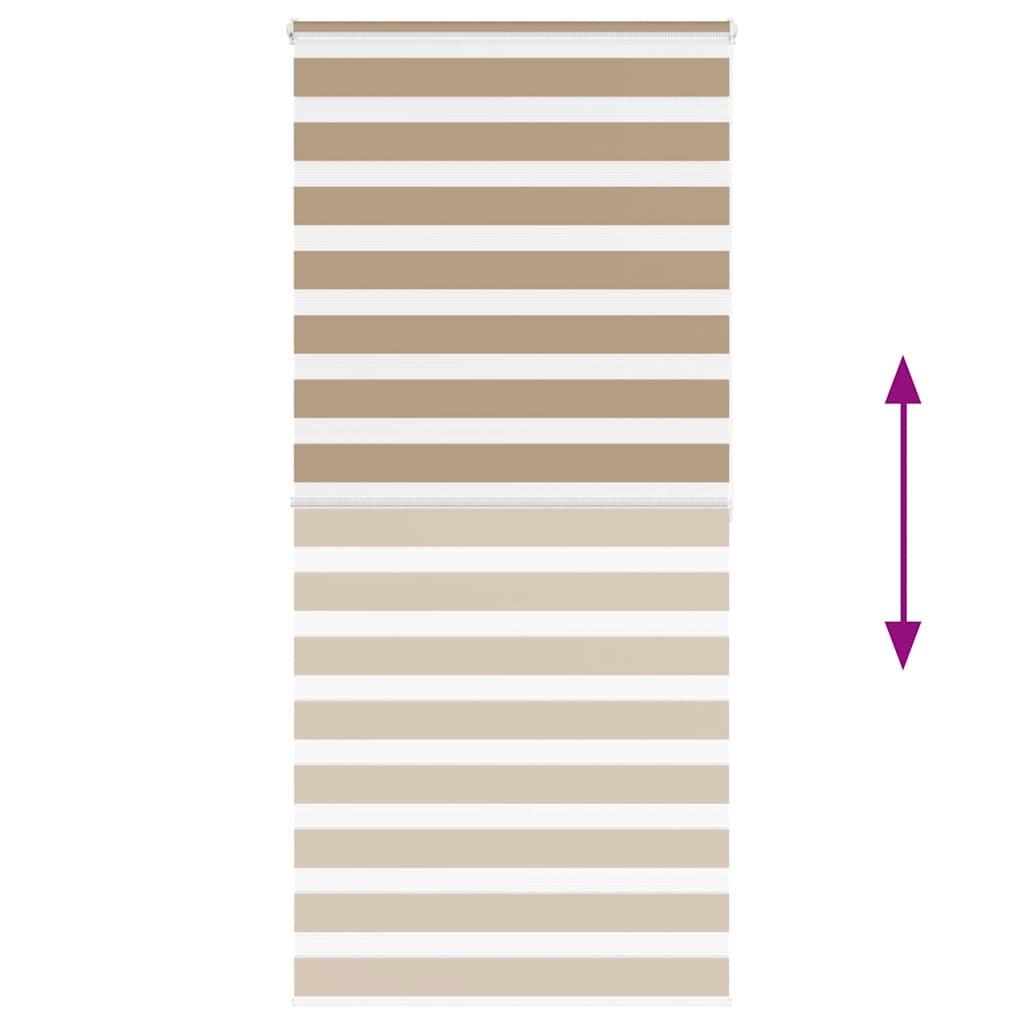 vidaXL Roleta zebra, 110x200 cm, szerokość tkaniny 105,9 cm, poliester