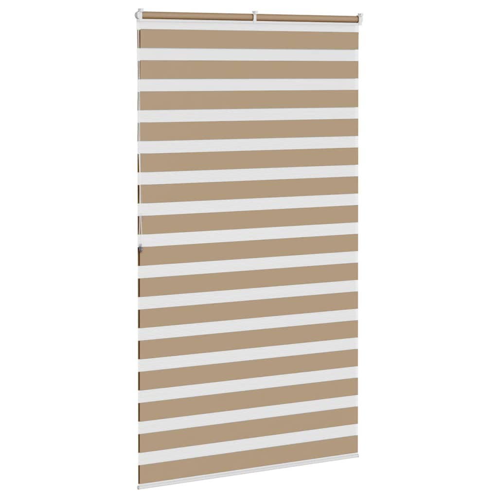vidaXL Roleta zebra, 120x200 cm, szerokość tkaniny 115,9 cm, poliester