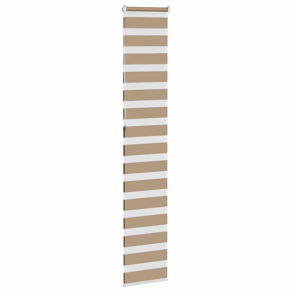 vidaXL Roleta zebra, 40x230 cm, szerokość tkaniny 35,9 cm, poliester
