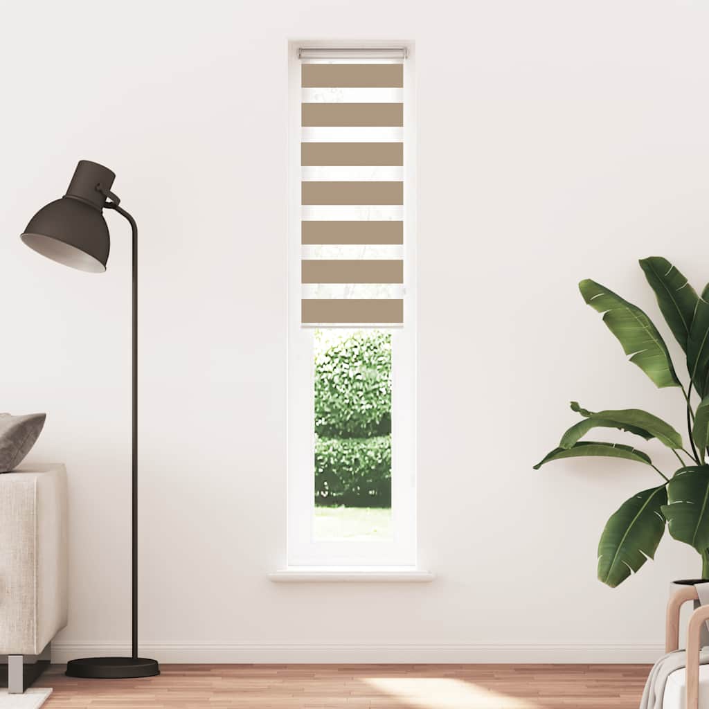 vidaXL Roleta zebra, 50x230 cm, szerokość tkaniny 45,9 cm, poliester