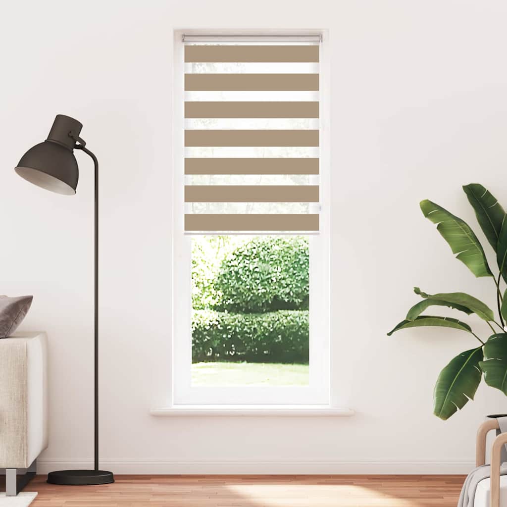 vidaXL Roleta zebra, 80x230 cm, szerokość tkaniny 75,9 cm, poliester