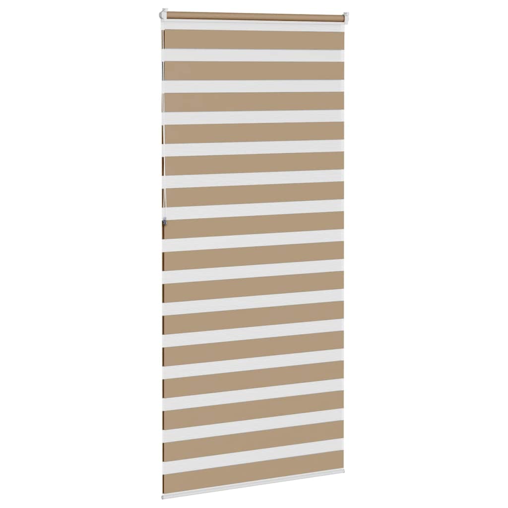 vidaXL Roleta zebra, 100x230 cm, szerokość tkaniny 95,9 cm, poliester