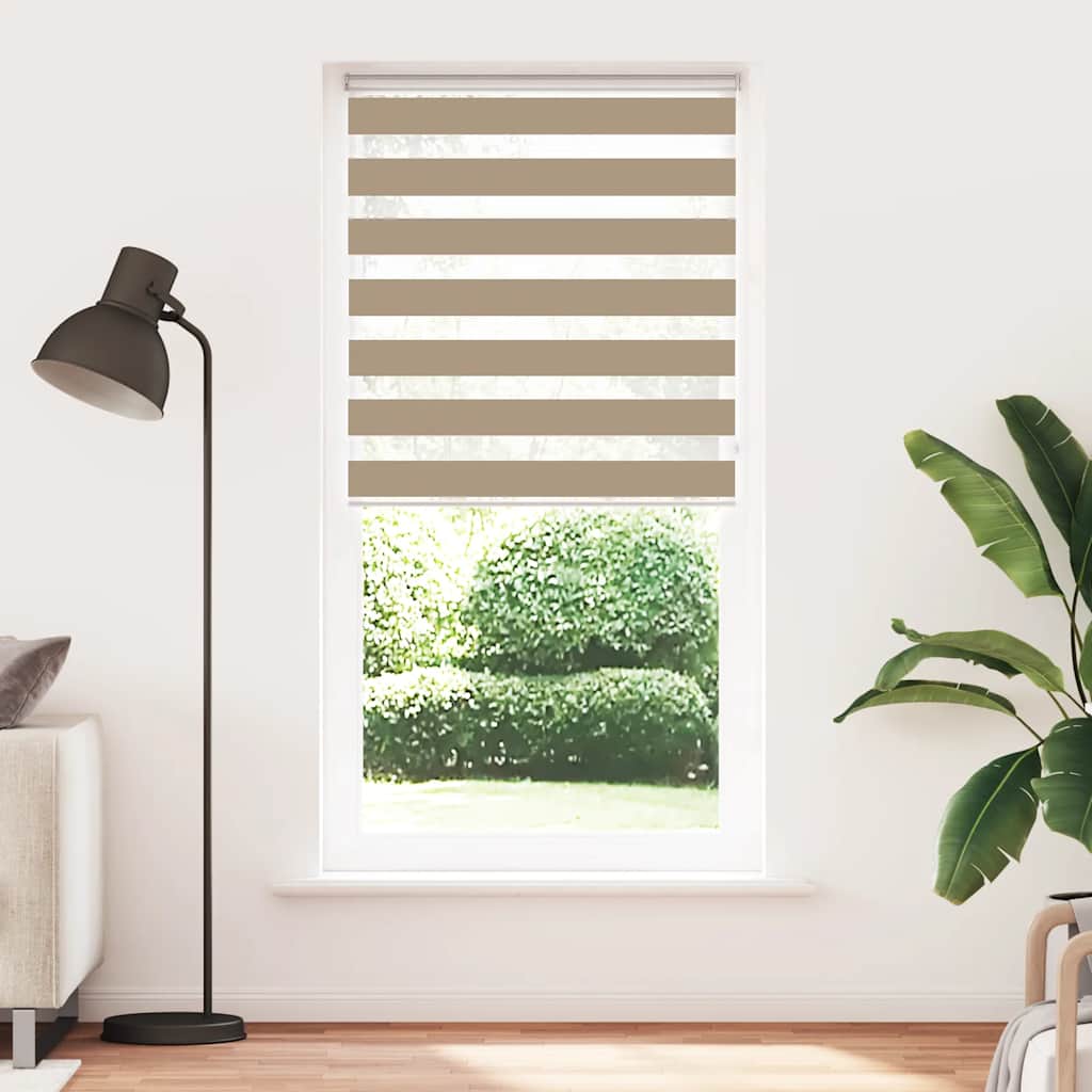 vidaXL Roleta zebra, 110x230 cm, szerokość tkaniny 105,9 cm, poliester