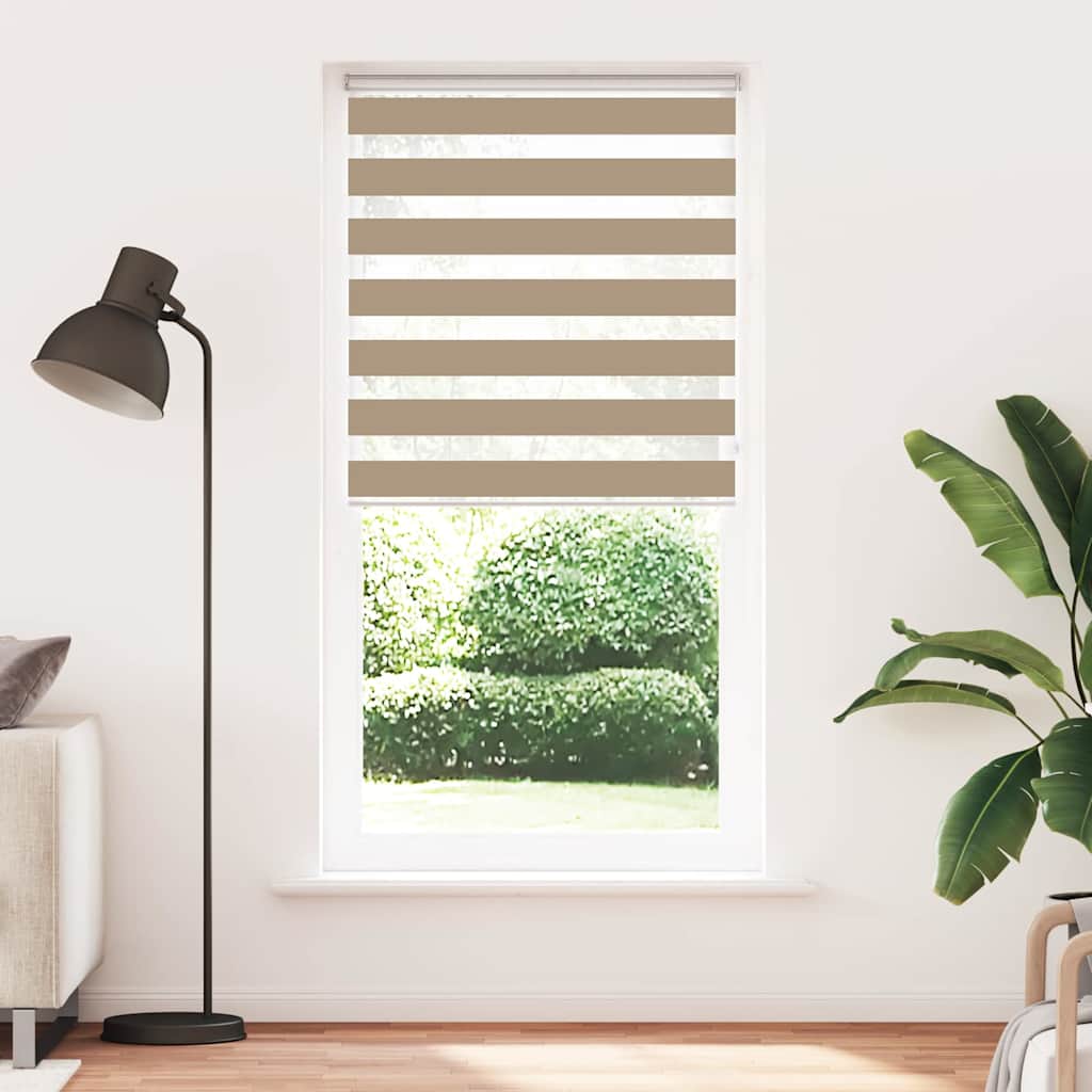 vidaXL Roleta zebra, 115x230 cm, szerokość tkaniny 110,9 cm, poliester