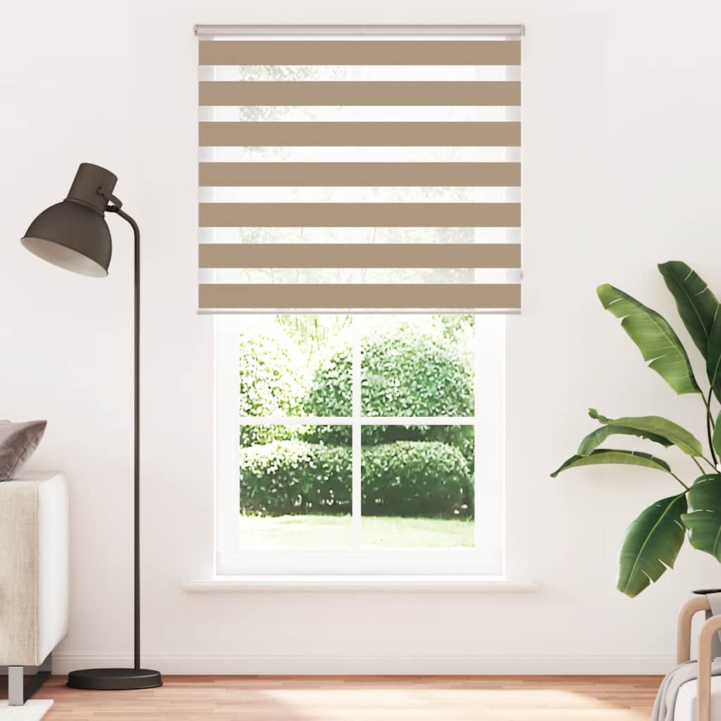 vidaXL Roleta zebra, 120x230 cm, szerokość tkaniny 115,9 cm, poliester