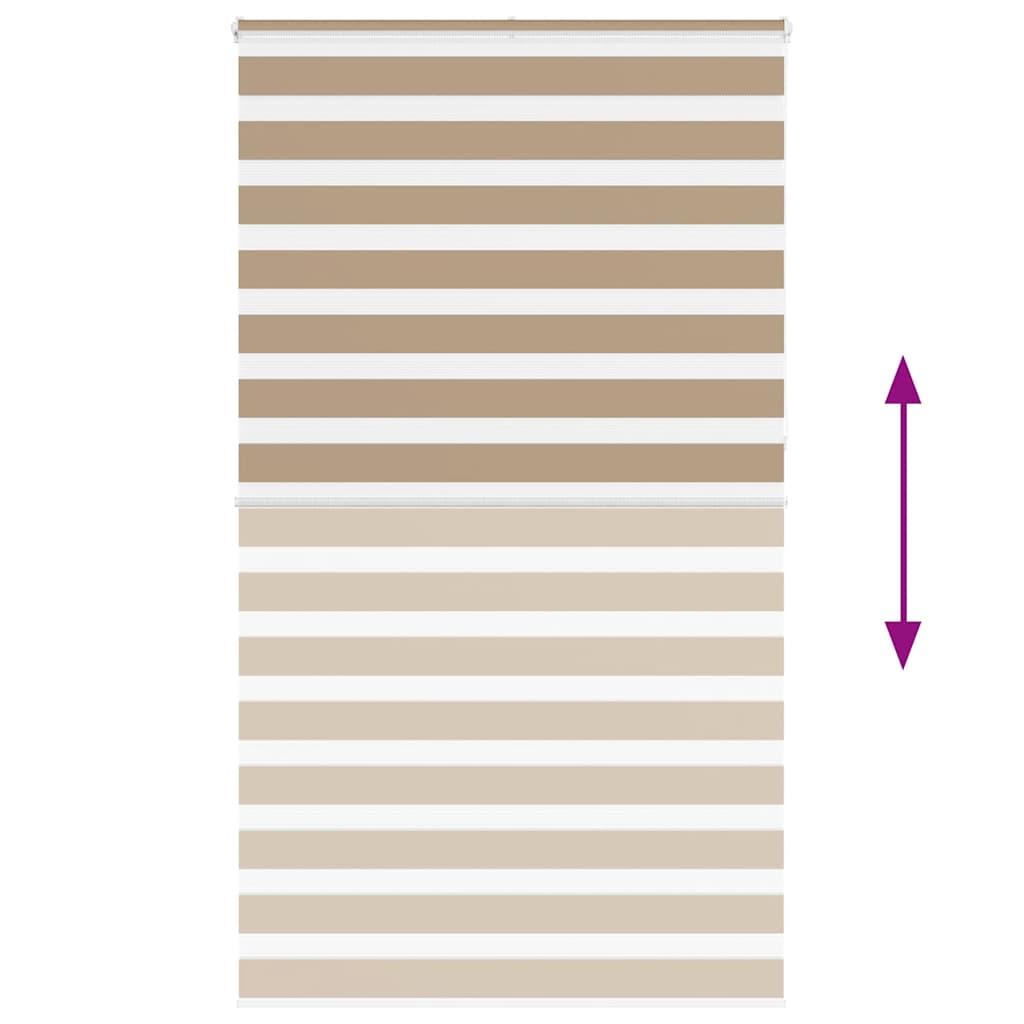 vidaXL Roleta zebra, 120x230 cm, szerokość tkaniny 115,9 cm, poliester