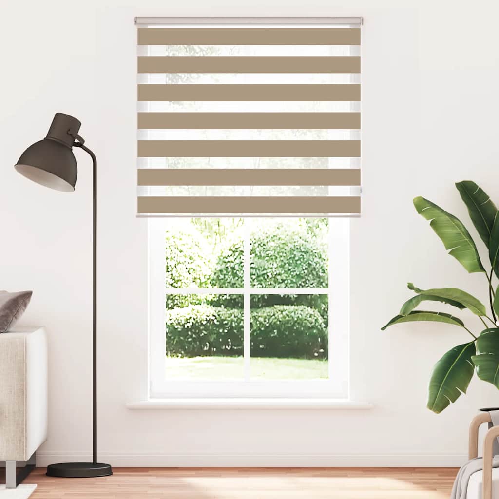 vidaXL Roleta zebra, 135x230 cm, szerokość tkaniny 130,9 cm, poliester