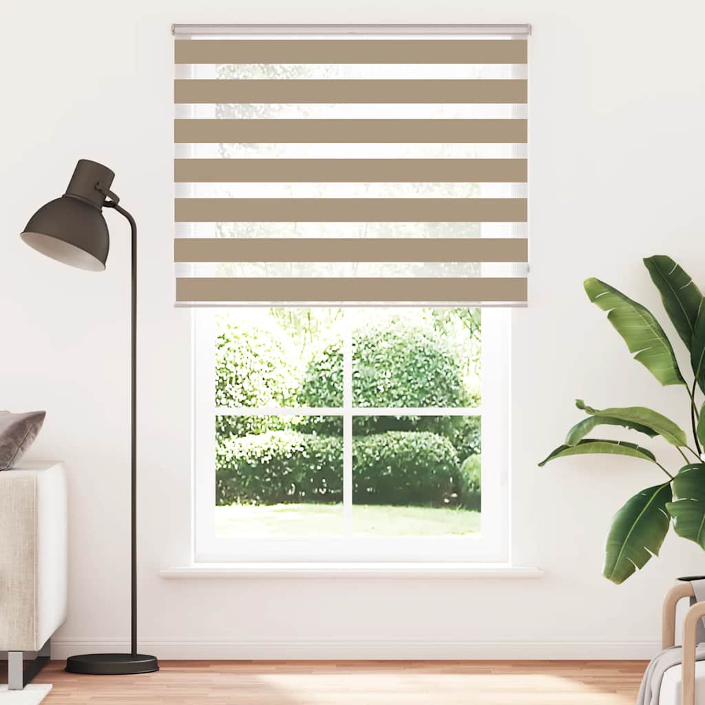vidaXL Roleta zebra, 140x230 cm, szerokość tkaniny 135,9 cm, poliester