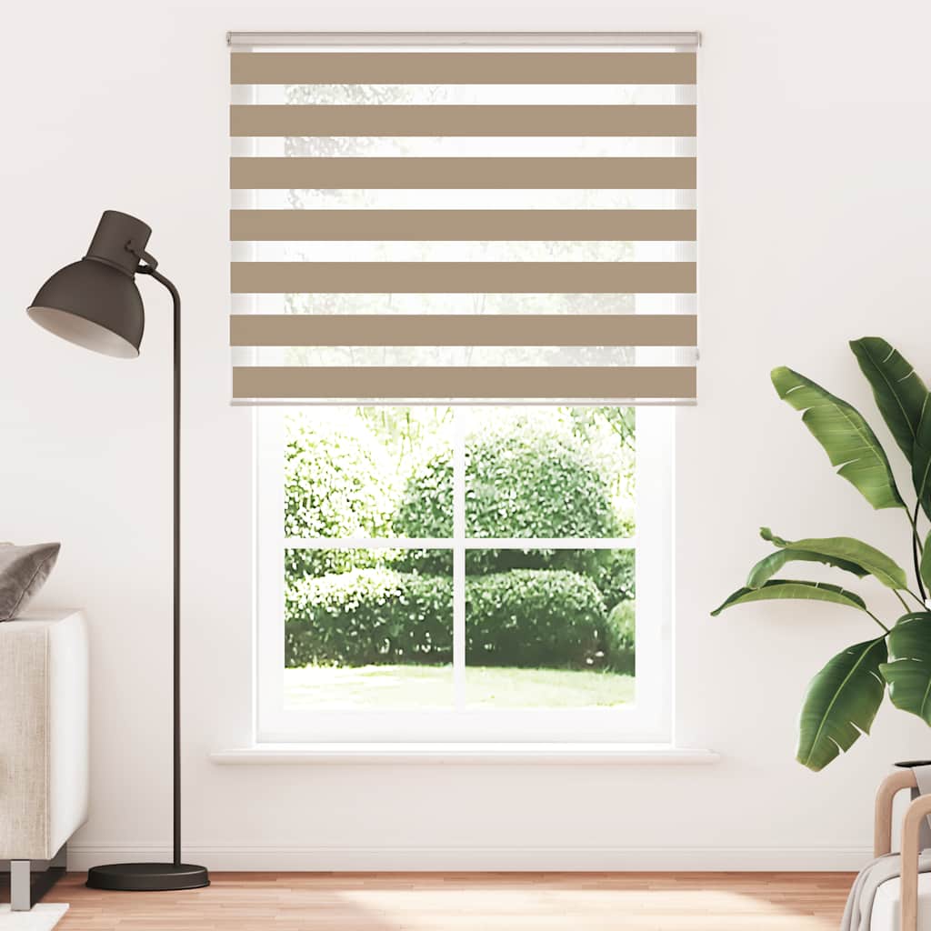 vidaXL Roleta zebra, 150x230 cm, szerokość tkaniny 145,9 cm, poliester