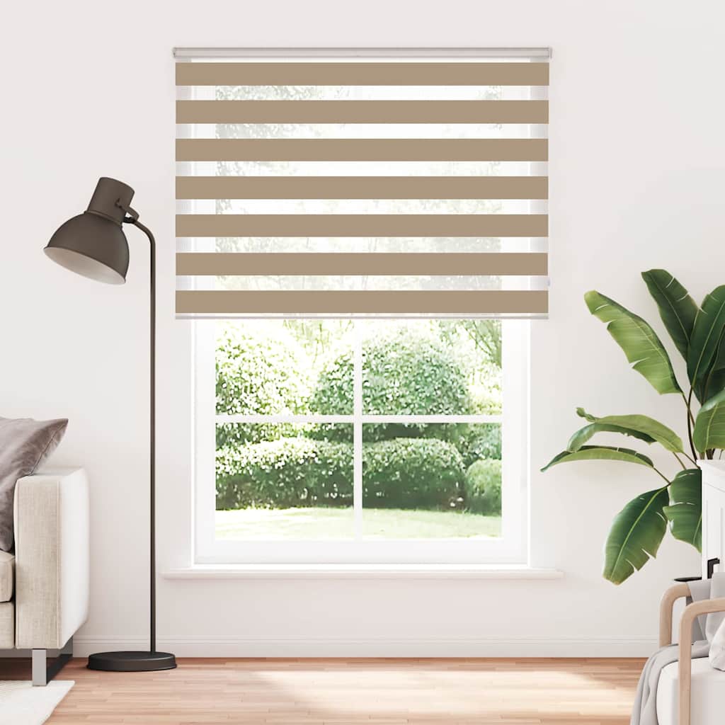 vidaXL Roleta zebra, 155x230 cm, szerokość tkaniny 150,9 cm, poliester
