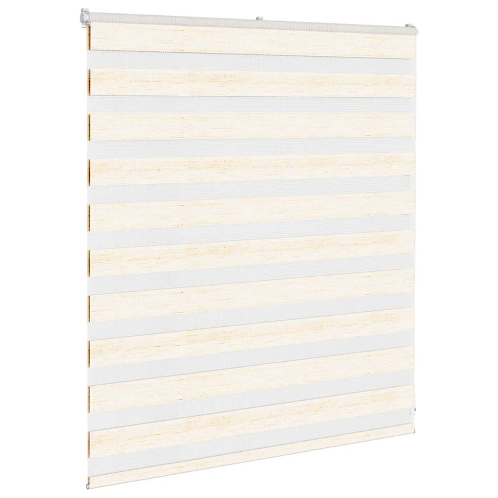 vidaXL Roleta zebra, 130x100 cm, szerokość tkaniny 125,9 cm, poliester
