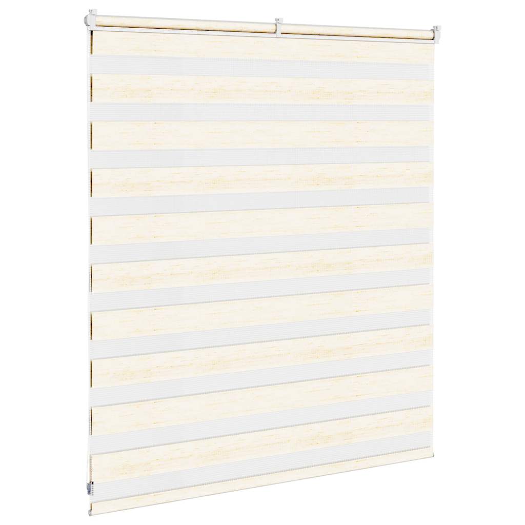 vidaXL Roleta zebra, 130x100 cm, szerokość tkaniny 125,9 cm, poliester