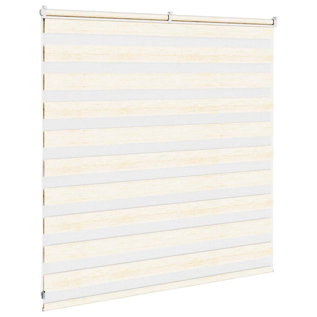 vidaXL Roleta zebra, 140x100 cm, szerokość tkaniny 135,9 cm, poliester
