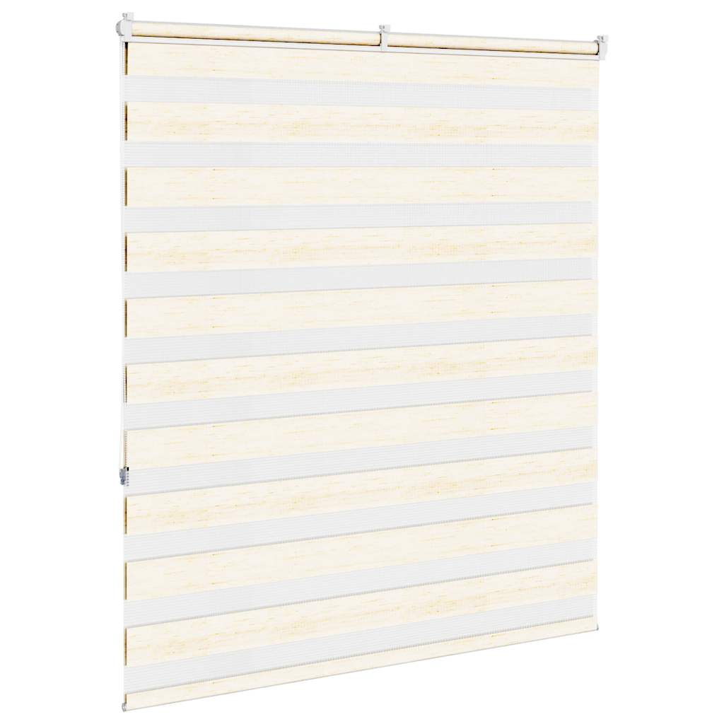 vidaXL Roleta zebra, 125x150 cm, szerokość tkaniny 120,9 cm, poliester