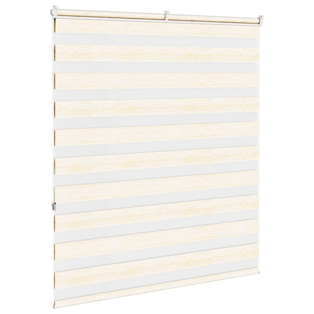 vidaXL Roleta zebra, 130x150 cm, szerokość tkaniny 125,9 cm, poliester